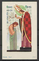 Image Pieuse Saint Rémi Et Baptême De Clovis Signée ( Gabriel ) LOIRE - Andachtsbilder