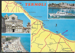 MOLISE - TERMOLI (CB) - VEDUTE - CARTINA - NUOVA - Other & Unclassified