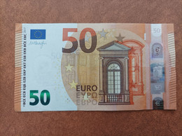 50 EURO SPAIN(VB) V011A1, First Position DRAGHI - 50 Euro