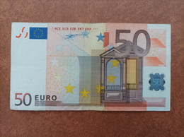 50 EURO SPAIN(V) P001A, DUISEMBERG, Very Scarce - 50 Euro