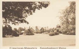 Kennebunkport York County Maine - Franciscan Monastery Real Photo Postcard RPPC - Kennebunkport