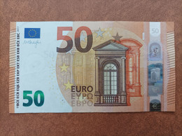 50 EURO SPAIN(V) M006A1 First Position, DRAGHI - 50 Euro