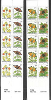 Norway   1993-4   Sc#1034c & #1052c  Butterflies Set Booklets  MNH  2016 Scott Value $30 - Markenheftchen