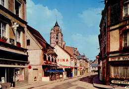 RUGLES RUE ARISTIDE BRIAND FINA FORD TOTAL HOTEL DE L'ETOILE RESTAURANT BAR DE LA MAIRIE - Autres & Non Classés