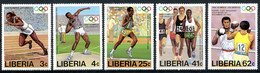 Liberia, 1984, Olympic Summer Games Los Angeles, Sports, Athletics, Boxing, MNH, Michel 1305-1309A - Liberia