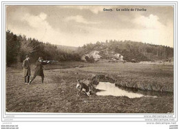GOUVY ..--  CHASSEURS . La Vallée De L' Ourthe . 1909 Vers CORTENBERG ( Melle H. DOCK ) . Voir Verso . - Gouvy