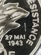 ESSAI 100 Francs 1993 Jean Moulin  ARGENT / FRANCE SILVER / Sous Capsule UNC - Pruebas