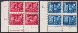 DDR. 1952  Michel. 315 II DZ. / 316 II DZ.  MNH. - Nuevos