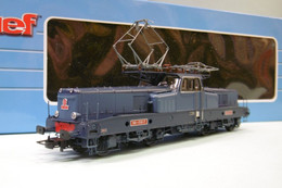 Jouef - Locomotive ELECTRIQUE BB 13017 13000 SNCF Strasbourg Bleu ép. III Réf. HJ2336 Neuf HO 1/87 - Locomotives