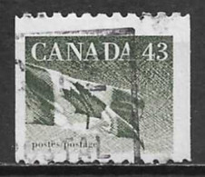 Canada 1992. Scott #1395 (U) Flag - Coil Stamps