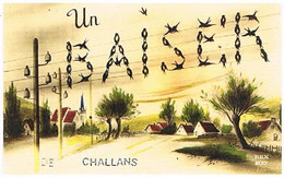 85 UN BAISER   DE CHALLANS   CPM  TBE   1293 - Challans