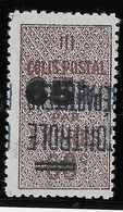 Algérie Colis Postaux N°23 Type II (réf. Dallay) - Variété Double Surcharge 65 & Surcharge CR Renversée - TB - Paquetes Postales