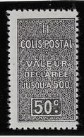 Algérie Colis Postaux N°24e (réf. Dallay) - Variété Sans Surcharge - Neuf * Avec Charnière - TB - Parcel Post