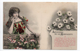 BERGERET - LEGENDE DE LA MARGUERITE - N° 2 - WOMAN - FLOWERS - FRANCE - UNUSED - Bergeret