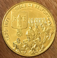 90 SIEGE DE BELFORT COLONEL DENFERT-ROCHEREAU AB 2017 MÉDAILLE ARTHUS BERTRAND JETON TOURISTIQUE MEDALS TOKENS COINS - 2017