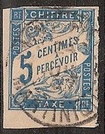 France Colonies Générales Maury T18 (Yvert T18) O Duval 5c TàD Vauclin Martinique Du 24.04.?7 - Postage Due