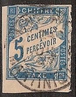 France Colonies Générales Maury T18 (Yvert T18) O Duval 5c TàD Vauclin Martinique Du 24.04.?7 - Timbres-taxe