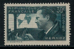 France // 1937 // Jean Mermoz, Neuf** MNH N0. 337 Y&T (sans Charnière) - Ongebruikt