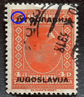 KING ALEXANDER-4 D-OVERPRINT JUGOSLAVIJA-ERROR-YUGOSLAVIA-1933 - Non Dentelés, épreuves & Variétés