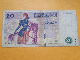 TUNISIE 20 DINARS 1992 - Tunisie