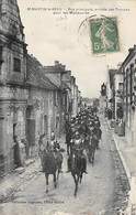 Saint-Martin-le-Beau        37         Rue Principale.  Arrivée Des Troupes Pour Les Manoeuvres.      (voir Scan) - Otros & Sin Clasificación