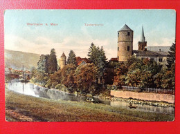 AK Wertheim Tauberpartie Ca. 1911 Boote Fluß - Wertheim