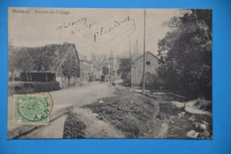 Halanzy 1911 Près D'Aubange : Entrée Du Village Avec Belle Animation - Aubange