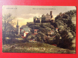 AK Wertheim Blick Auf Die Burg Vom Schießhaus 1918 - Wertheim