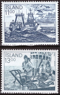 Iceland, 1983, Fishing, Complete Set, MNH** - Ungebraucht