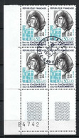 FRANCE 1972: Bloc De 4 CDF Du Y&T 1706, Obl. Centrale CAD - Used