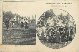 Themes Div-ref JJ31- Luneville  - Faiencerie Keller Et Guerin -courses Cyclistes -fete Saint Antoine 1907- - Luneville