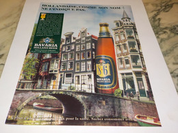 ANCIENNE PUBLICITE NUMERO SPECIAL 86   BIERE BAVARIA HOLLANDAISE 1998 - Alcools