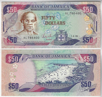 Banknote Jamaica 50 Dollars 1988 Pick-73a Unc (US$12) - Jamaique