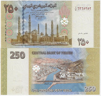 Banknote Yemen 250 Rials 2009 Pick-35 UNC (US$6) - Yémen