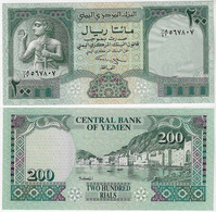 Banknote Yemen 200 Rials 1996 Pick-29 UNC (US$8) - Yemen