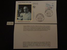 FRANCE 2021 1,28 EURO " GUSTAVE ROUSSY 1874 - 1948 " OBLITÉRATION 1ER JOUR 01.10.2021 MÉDECIN CANCER  ENVELOPPE F.D.C. - 2020-…