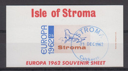 Isle Of Stroma Europa 1962 Sheetlet - Fine Used - Local Issues