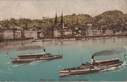 Schweiz - Luzern - Hofkirche Und Promenade - 1909 - LU Lucerne