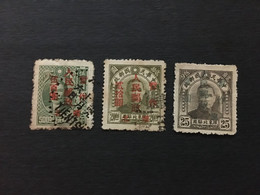 CHINA  STAMP Set, USED, Liberated Area Overprint, CINA, CHINE,  LIST 387 - Nordchina 1949-50