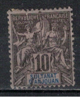 ANJOUAN      N°  YVERT  5   OBLITERE       ( Ob   3 / 54 ) - Used Stamps