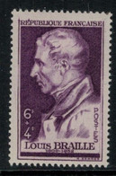 France // 1948 // Louis Braille, Neuf** MNH N0. 793 Y&T (sans Charnière) - Unused Stamps