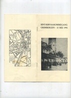 GRIMBERGEN  :  Brochure Folder Sint Servaasommegang 1990   : 8 Pagina's   ( 20.5  X 10 Cm ) - Reiseprospekte