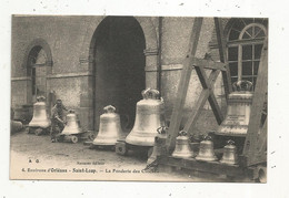 Cp , Métier , LA FONDERIE DES CLOCHES , 45 , SAINT LOUP , Environs D'ORLEANS, Voyagée 1928 , Loiret - Industry