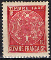 GUAYANA FRANCESE - 1947 - SEGNATASSE 10 C - Other & Unclassified