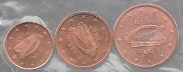 Irlande : 1 Cts, 2 Cts Et 5 Cts De 2002. - Ireland