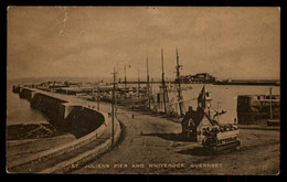 Iles Anglo-normandes St Juliens Pier And Whiterock Guernsey Guernesey #03954 - Guernsey