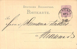 GS Sargard (Rügen) 1876 Deutsches Reich - Interi Postali