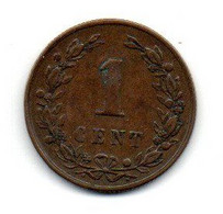 Pays-Bas - 1 Cents 1878 -   TTB - 1849-1890 : Willem III