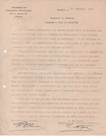 Doc Publicitaire/Proposition D'Adhésion/Chambre De Commerce Française De GENEVE/Goddier /Peignes Ivry La B/1909   VPN336 - Publicidad