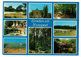 Groeten Uit Nunspeet - Multivues, 8 Vues - Circulé 1989 - Nunspeet